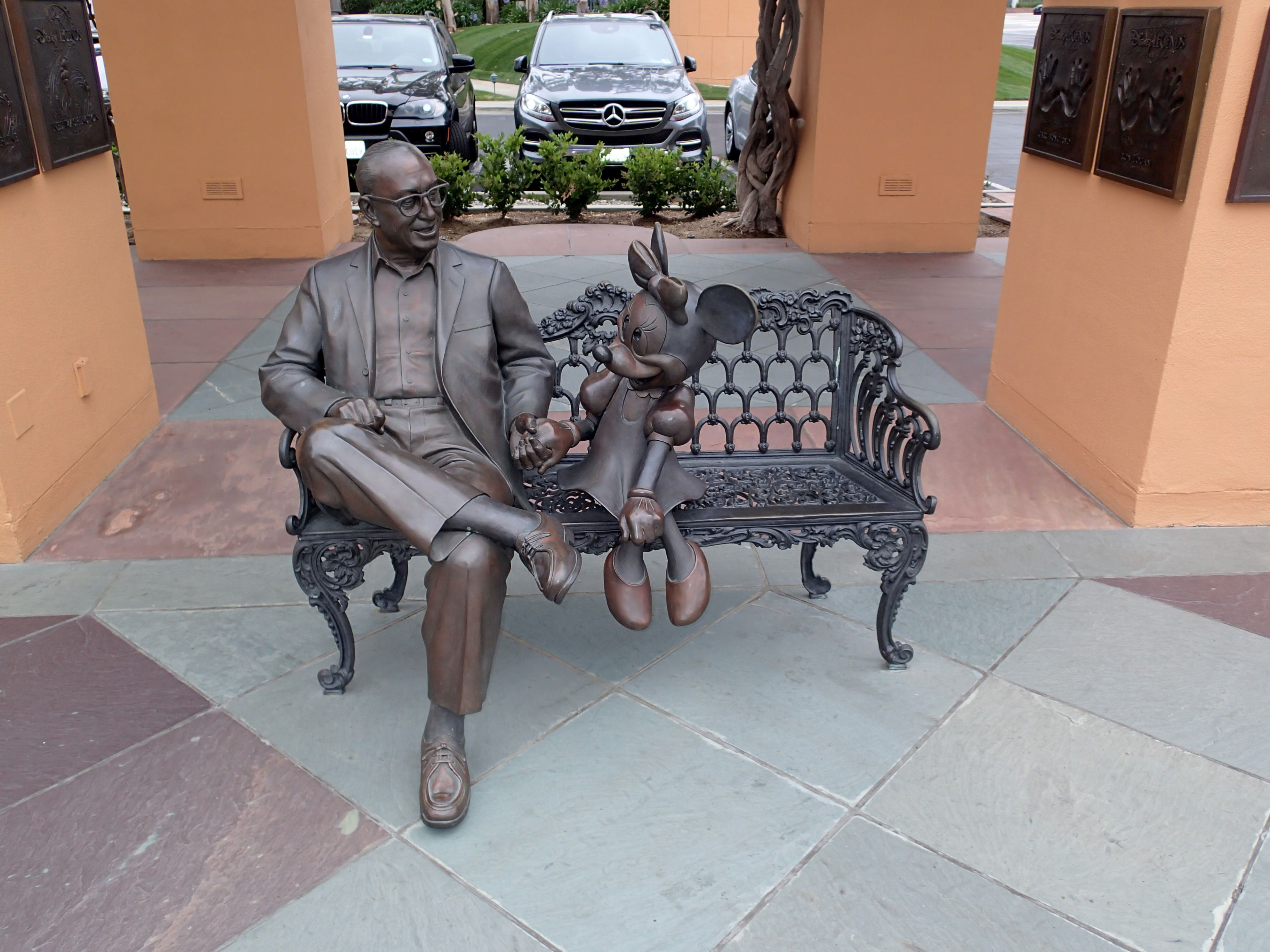 Roy Disney and Minnie